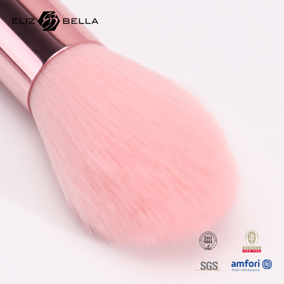 Синтетические волосы Розовые макияжные кисти для путешествий Киты для макияжа с прозрачной PVC упаковочной коробкой