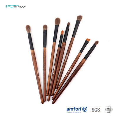 Покрашенные щетки макияжа ручки 12pcs ISO9001 деревянные