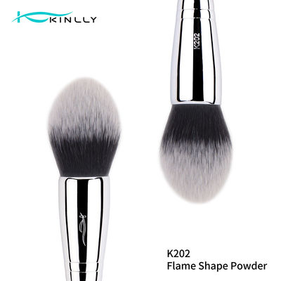 щетка макияжа порошка и ручка Ferrule меди волос 2 цветов деревянная· Сторона чистит K202 щеткой