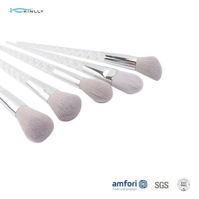 Ручка алюминиевого Ferrule пластиковая набор щетки макияжа перемещения 5 частей
