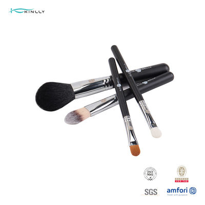 деревянный макияж ручки 8pcs чистит косметический логотип щеткой набора щетки изготовленный на заказ