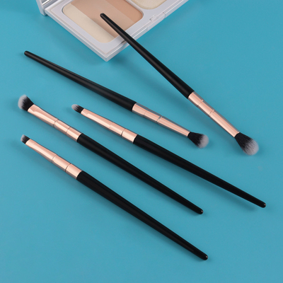 Бровь карандаша для глаз ручка синтетических волос набора щетки макияжа 5 частей пластиковая